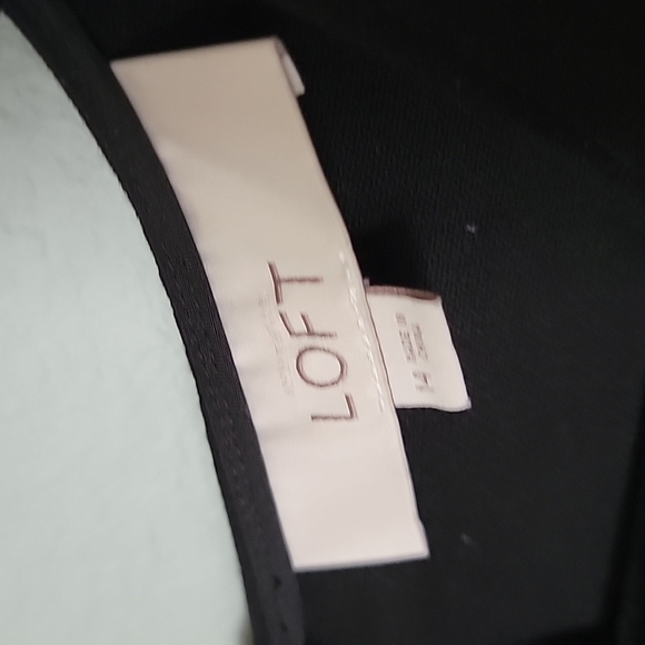 Loft size 14 black twill Officecore Witchy sheath dress - Picture 2 of 8